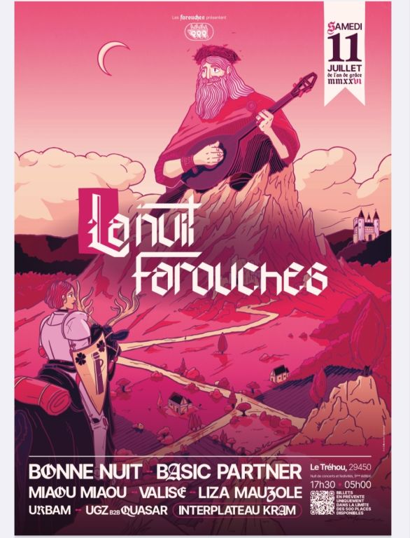 Logo ou affiche de La Nuit Farouche