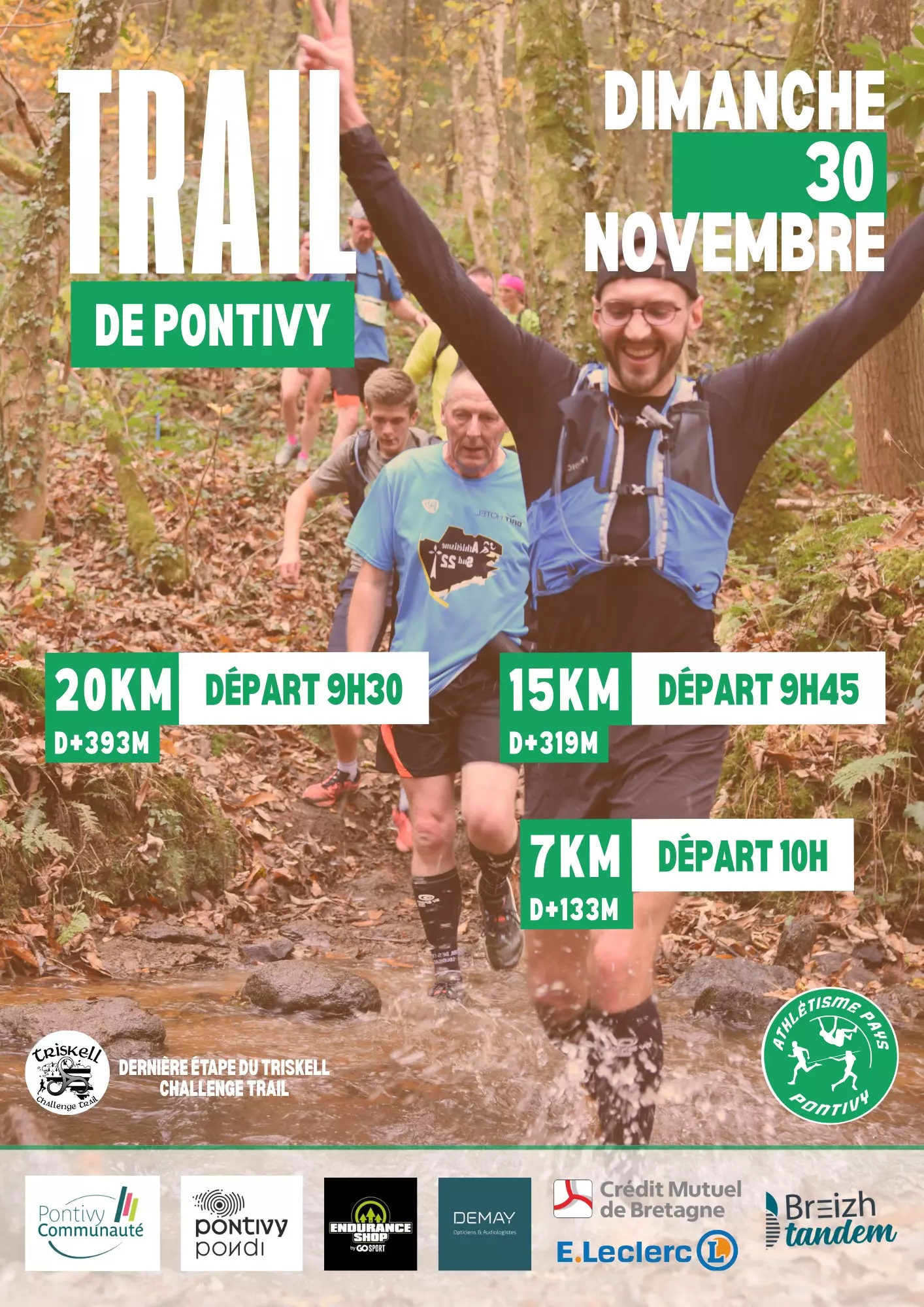 Logo ou affiche de Trail de Pontivy